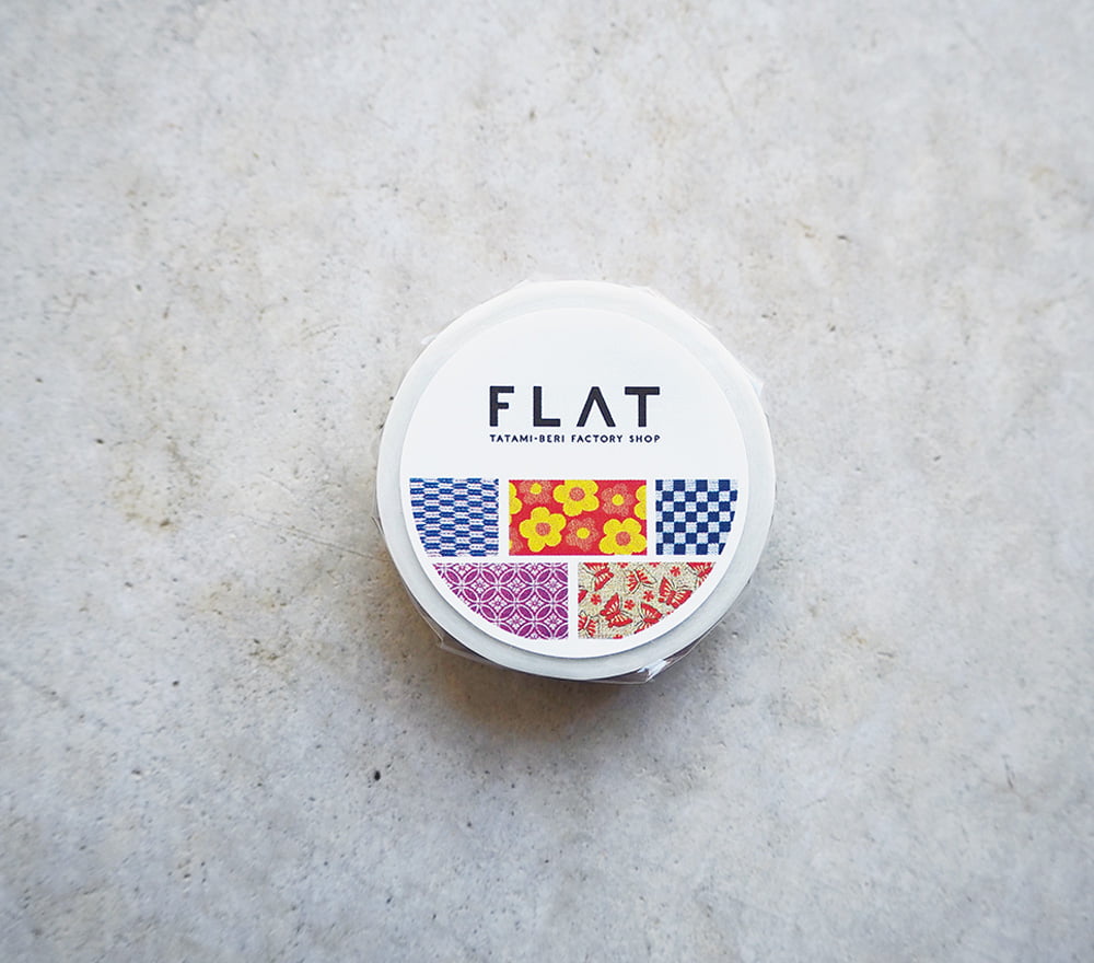 FLATオリジナルマスキングテープ(畳縁柄)