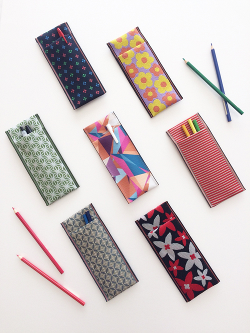 畳縁ペンケース作例①