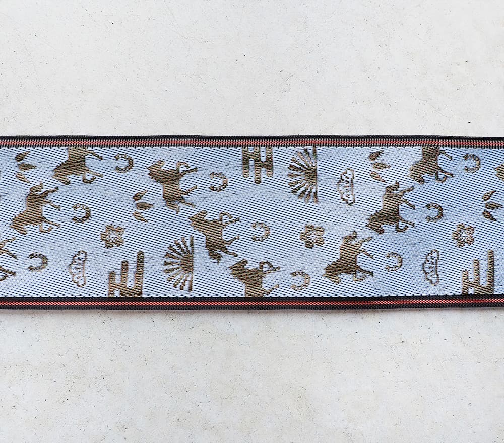 招福午（うま）04/白×金