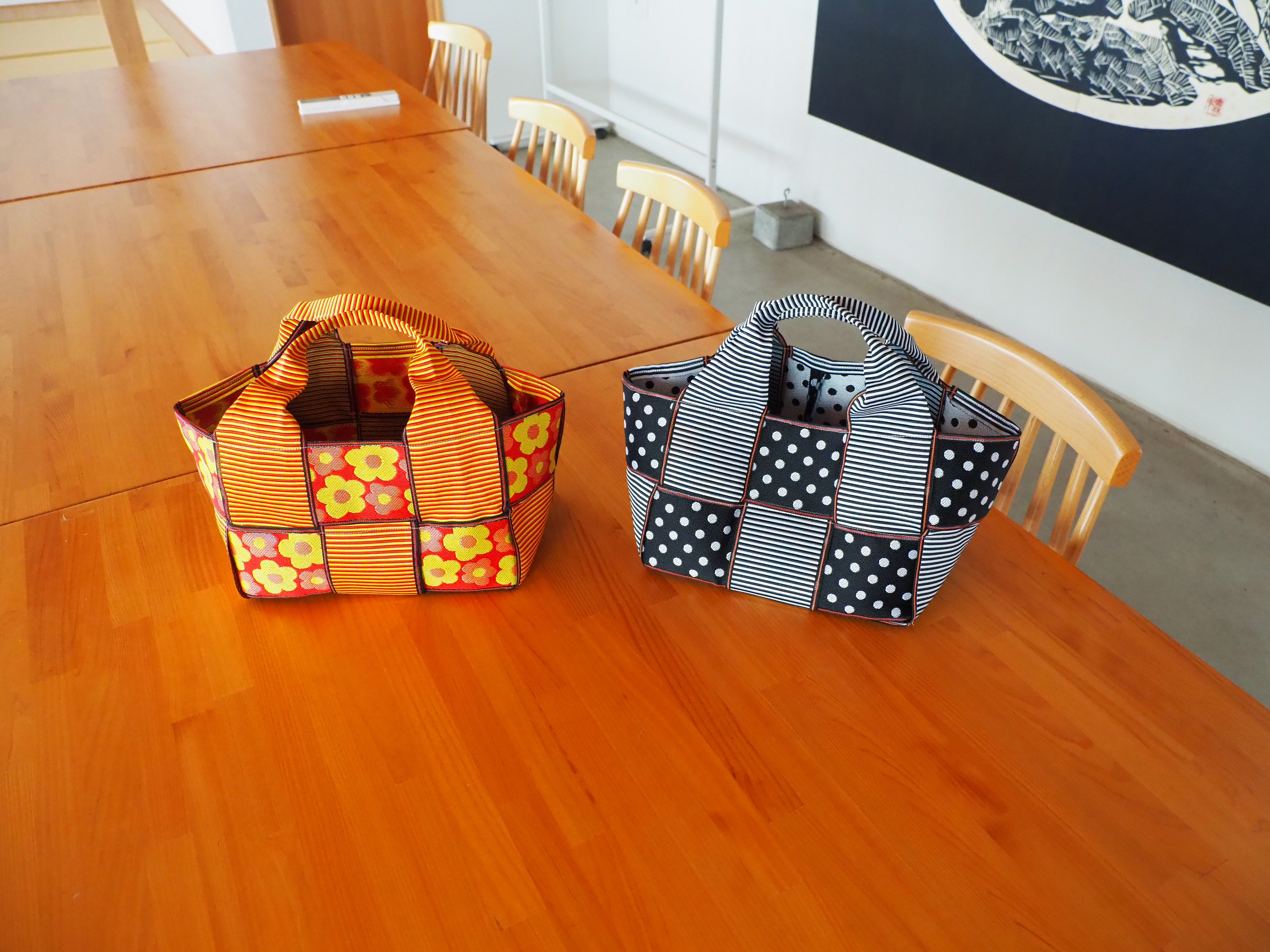 畳縁で作るトートバッグ作例