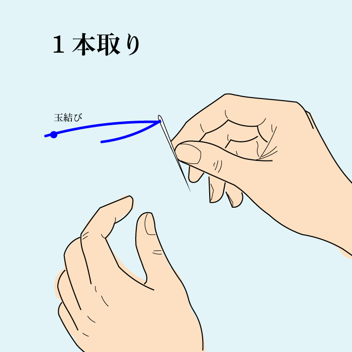 手縫いの仕方①